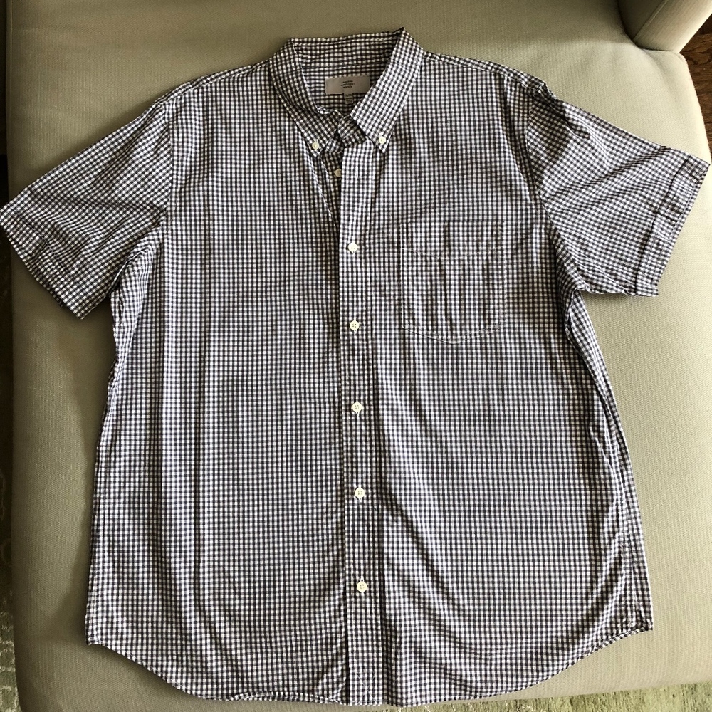 Jack Spade short sleeve check shirt XXL